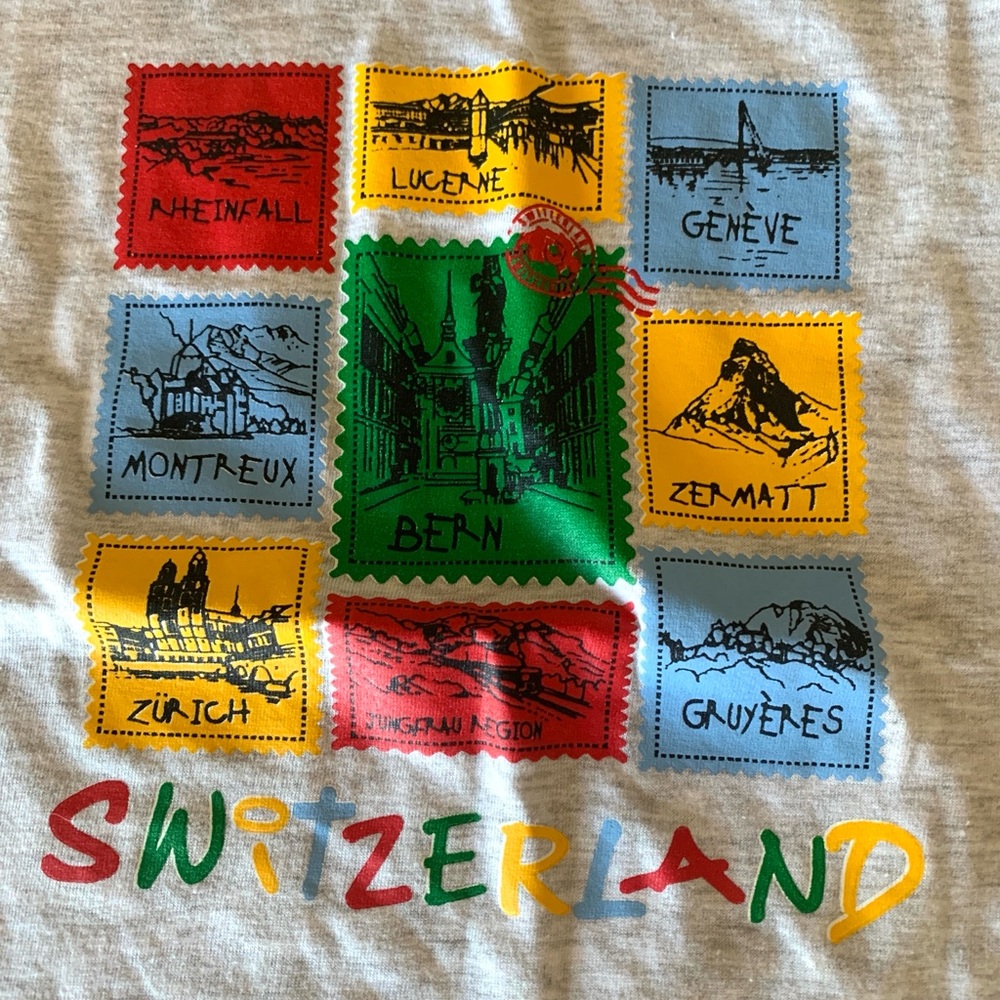 NWT Gray Child’s Switzerland T-shirt